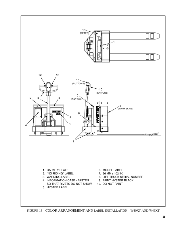 Hyster W20XTC, W30XTC, W40XTC Pallet Truck A454 Series Repair Manual Workshop Guide