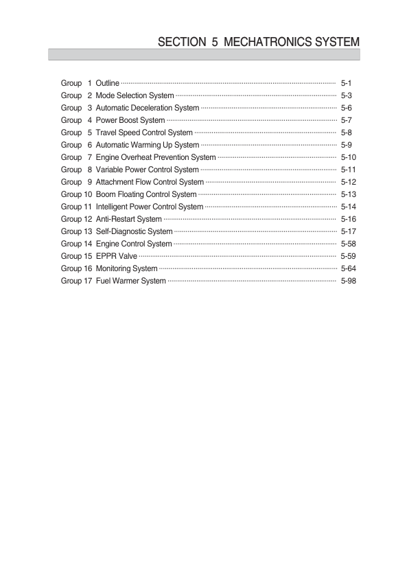 Hyundai HX480 L, HX520 L Crawler Excavator Service Repair Manual Workshop Guide