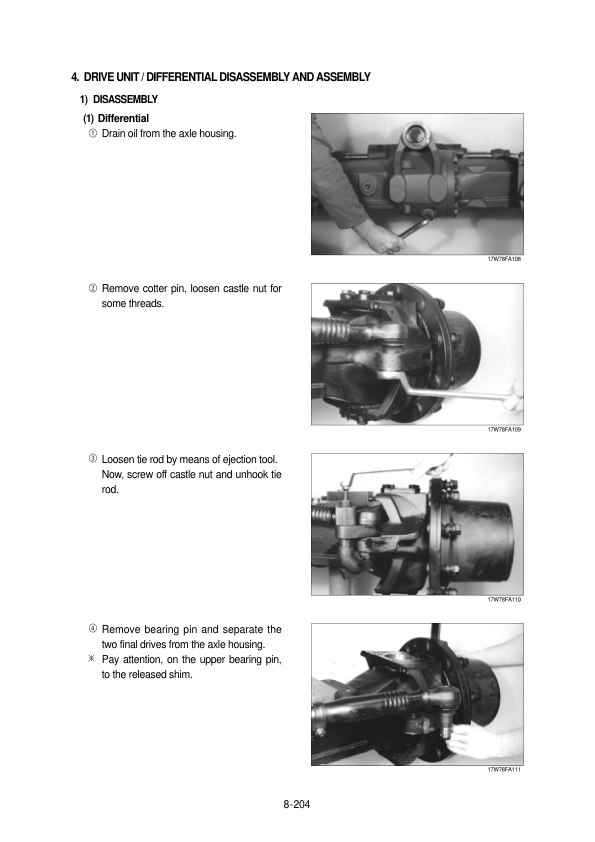 Hyundai R170W-7 Wheel Excavator Service Repair Manual Workshop Guide