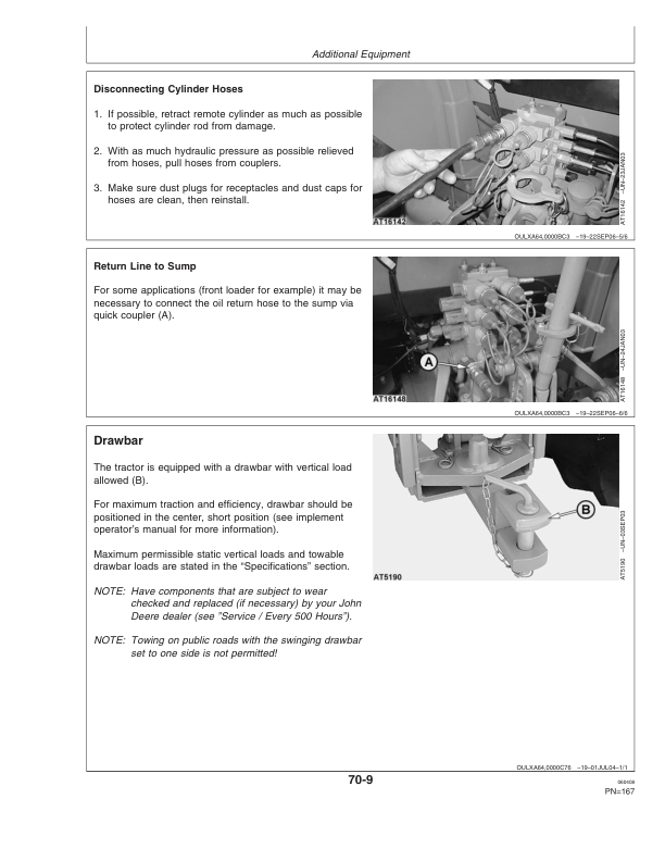 John Deere 5215, 5315, 5415, 5515, 5515 High Crop Tractors Repair Manual (Europe – (TM4856) Workshop Guide