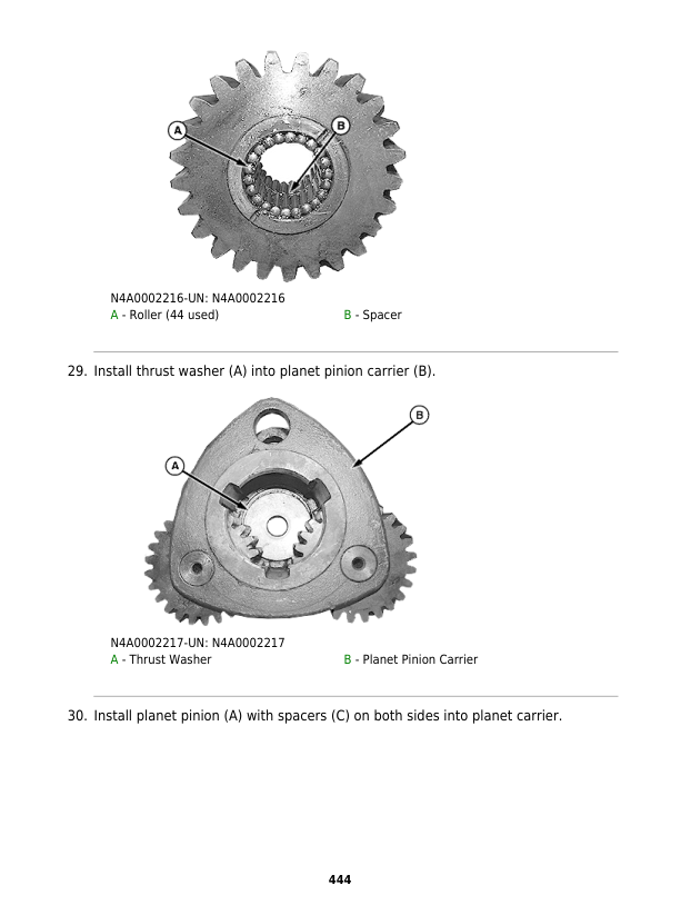John Deere 550-1, 554-1, 600-1, 604-1, 650-1, 654-1, 700-1, 704-1 Tractors Repair Manual (Asia) Workshop Guide
