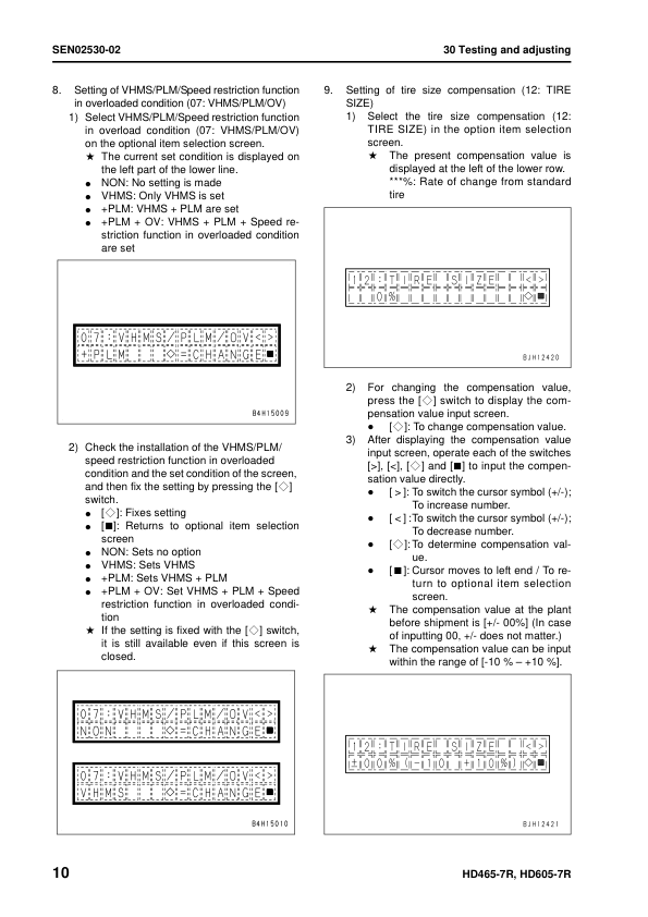 Komatsu HD465-7R, HD605-7R Dump Truck Service Repair Manual Workshop Guide