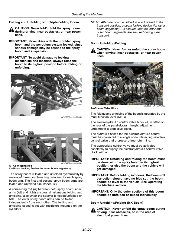 John Deere 332M, 340MSelf-Propelled Sprayers Operator’s Manual (OM5MZ10008) Workshop Guide