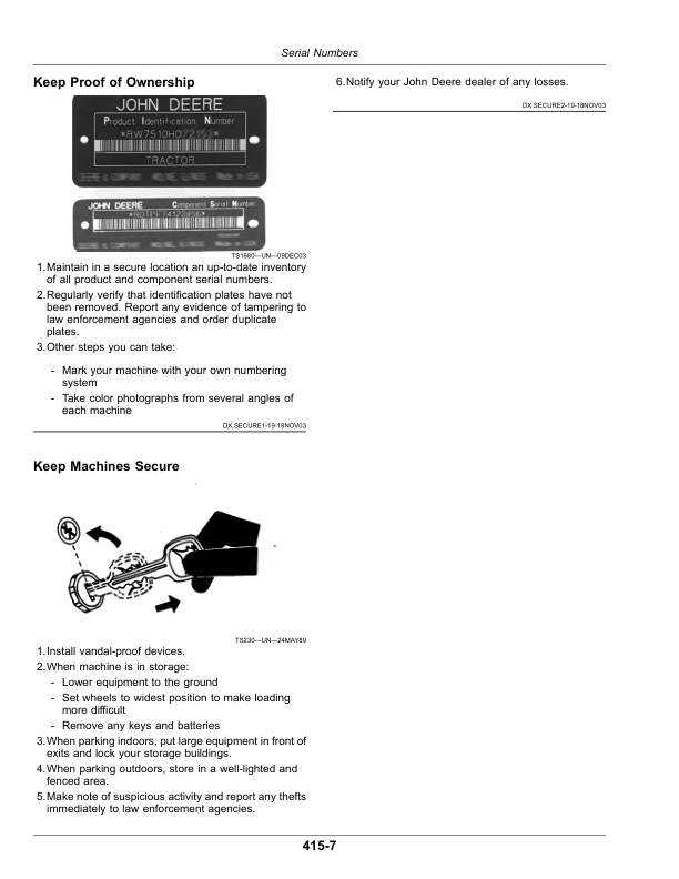 John Deere 120J, 120J HP, 125J Self-Propelled Sprayers Operator’s Manual (OM5PL605940) Workshop Guide