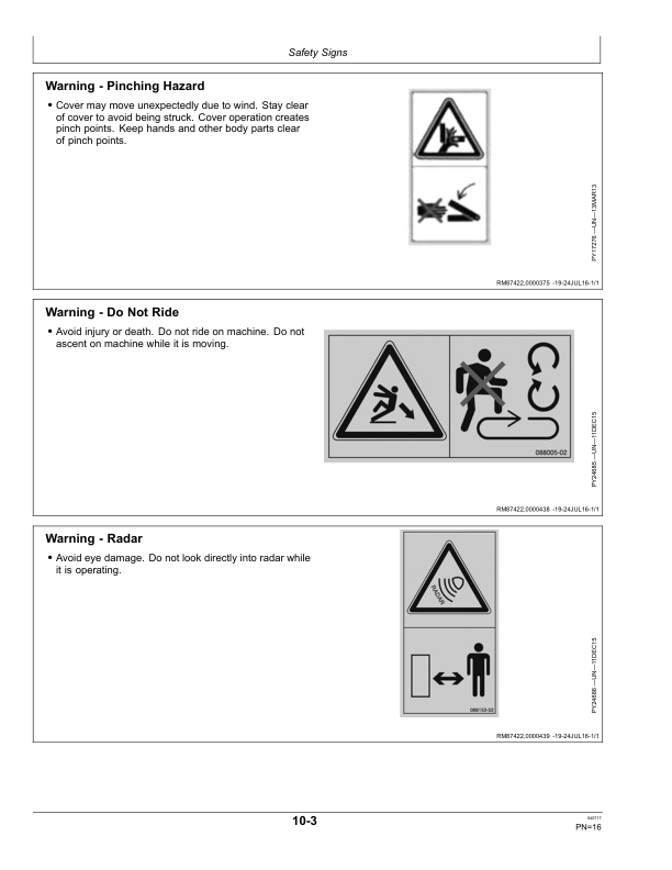 John Deere FT180 Front Fertilizer Hopper Operator’s Manual (OM5SY3001) Workshop Guide