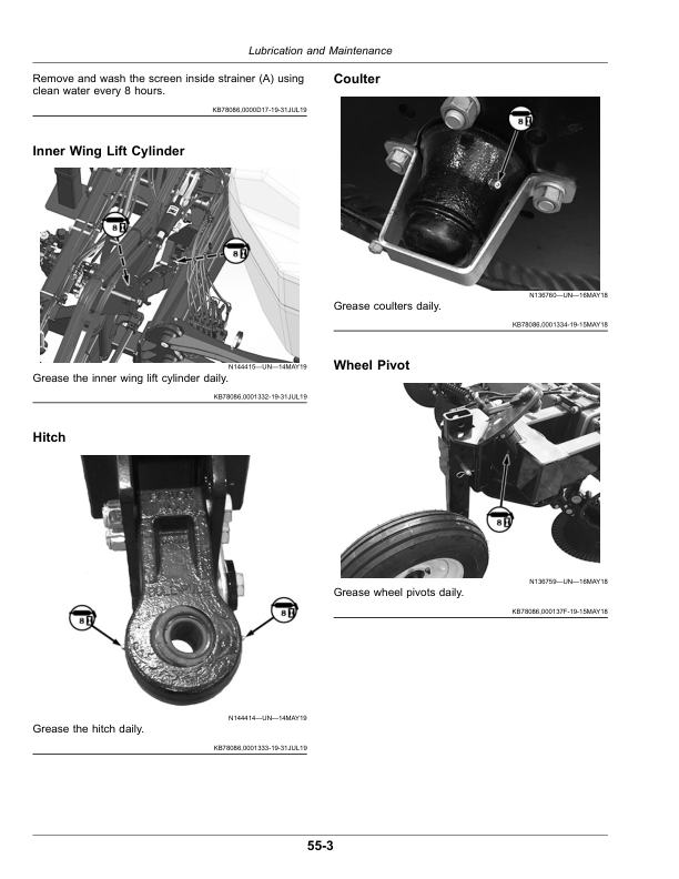 John Deere 2530L Side-FoldLiquid Applicator Operator’s Manual (OM820030) Workshop Guide