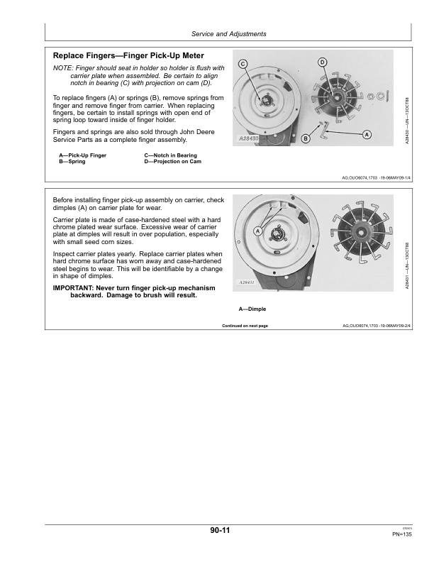 John Deere 1785 Planters North American & Australia (765101- ) Operator’s Manual (OMA104068) Workshop Guide