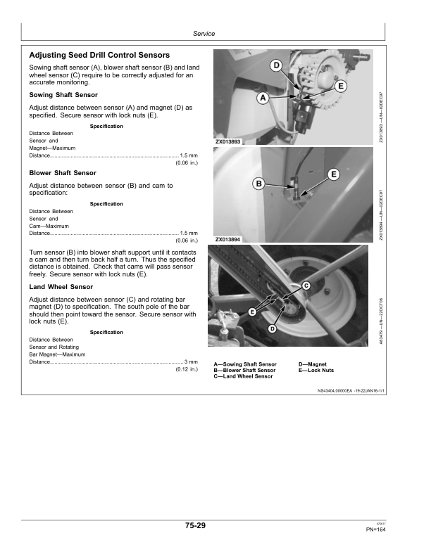 John Deere 750A Grain Drill Operator’s Manual (OMA110491) Workshop Guide
