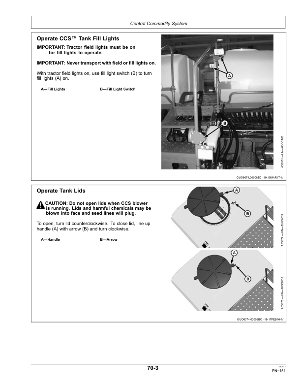 John Deere 1775NT ExactEmerge & MaxEmerge 5e Planters (770101-775100) North America Operator’s Manual (OMA110699) Workshop Guide