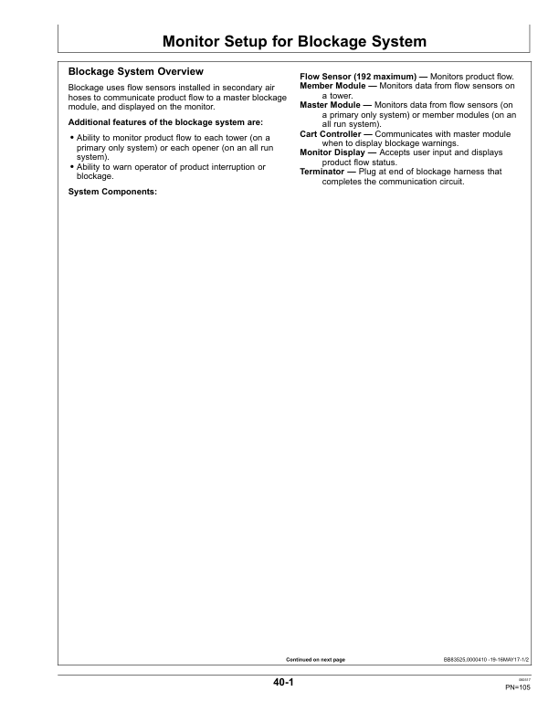 John Deere 1890 No-Till Air Drill 15.2 m (50ft) & 18.3 m (60 ft) Operator’s Manual (OMA111169) Workshop Guide
