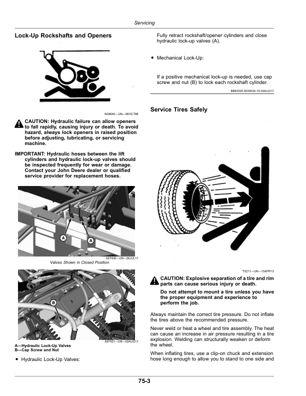 John Deere 1895 No-Till Air Drills 18.3 m (60ft) Operator’s Manual (OMA115042) Workshop Guide