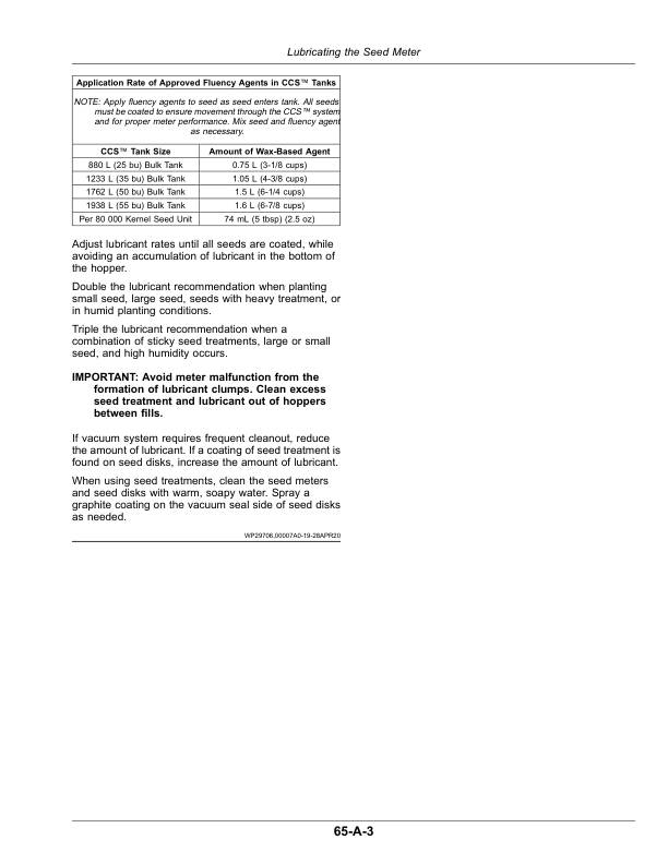 John Deere 1795 MaxEmerge 5 Planter (790101-) Operator’s Manual (OMA126137) Workshop Guide