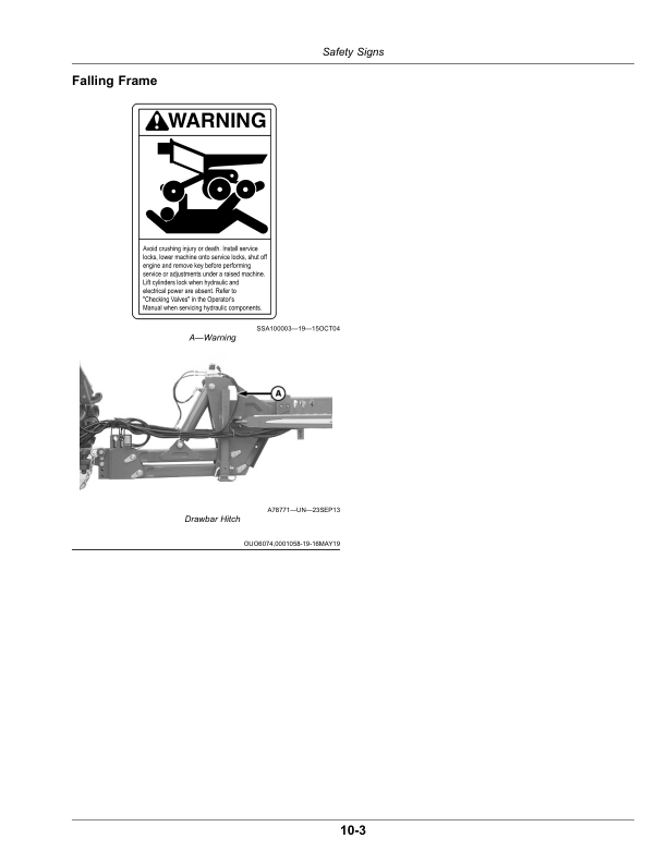 John Deere 1795 Planter with MaxEmerge 5 (795101-) (North American) Operator’s Manual (OMA133355) Workshop Guide