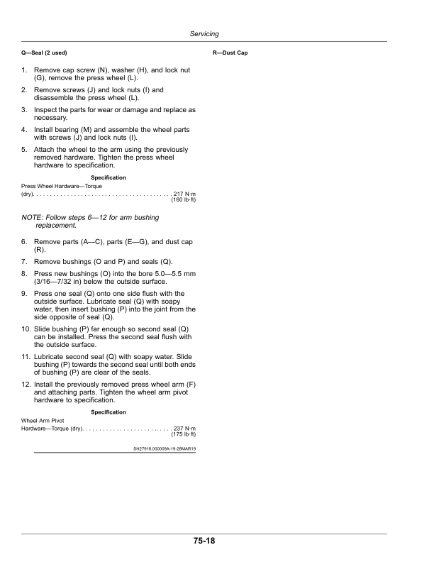 John Deere N500 Series No-Till Air Drills (810101-) (North American) Operator’s Manual (OMA142737) Workshop Guide