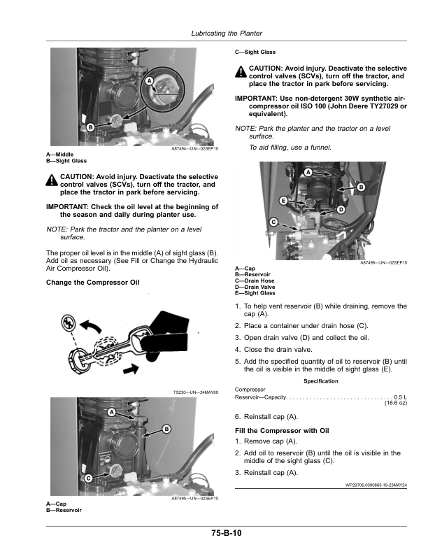 John Deere DB Series Planters with ExactEmerge or MaxEmerge 5e (Serial No. 814101-) Operator’s Manual (OMA146322) Workshop Guide