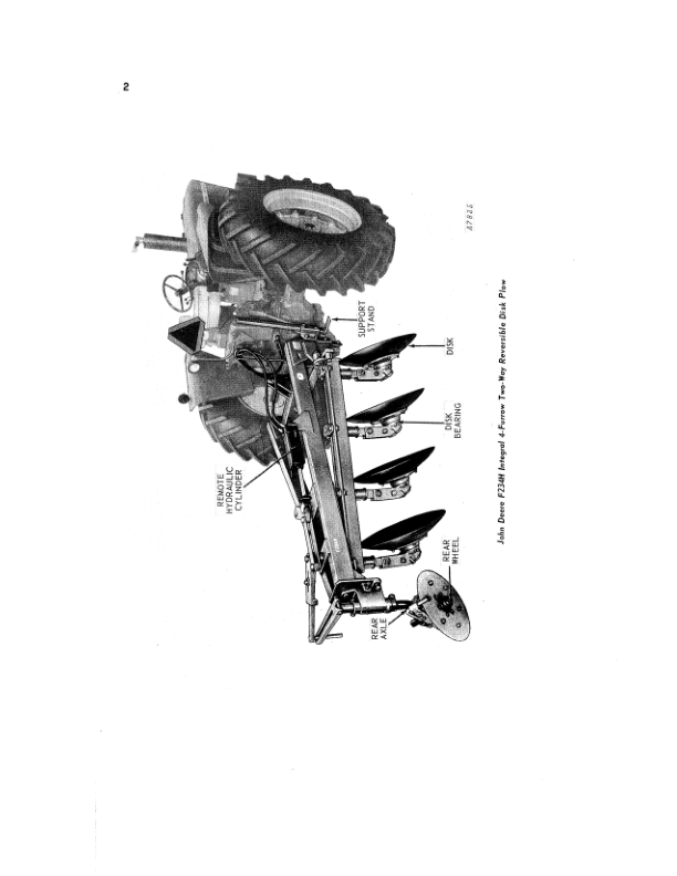 John Deere F230H Disk Plow Operator’s Manual (OMA15058) Workshop Guide