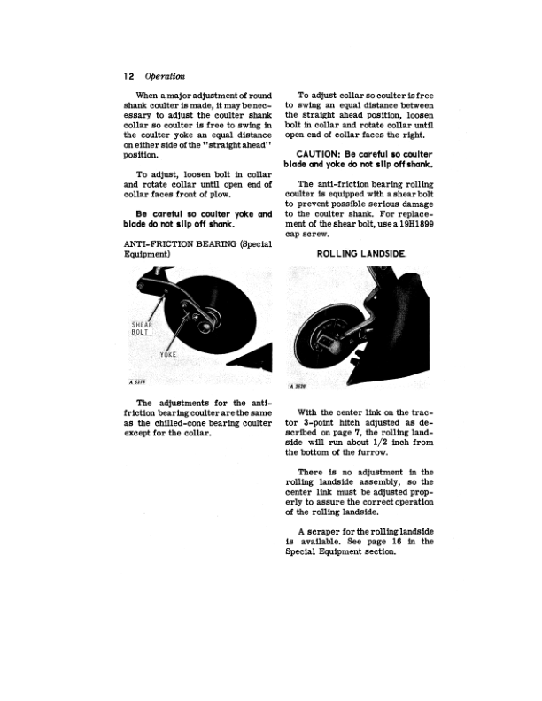 John Deere 411 Integral Moldboard Plow Operator’s Manual (OMA15669) Workshop Guide