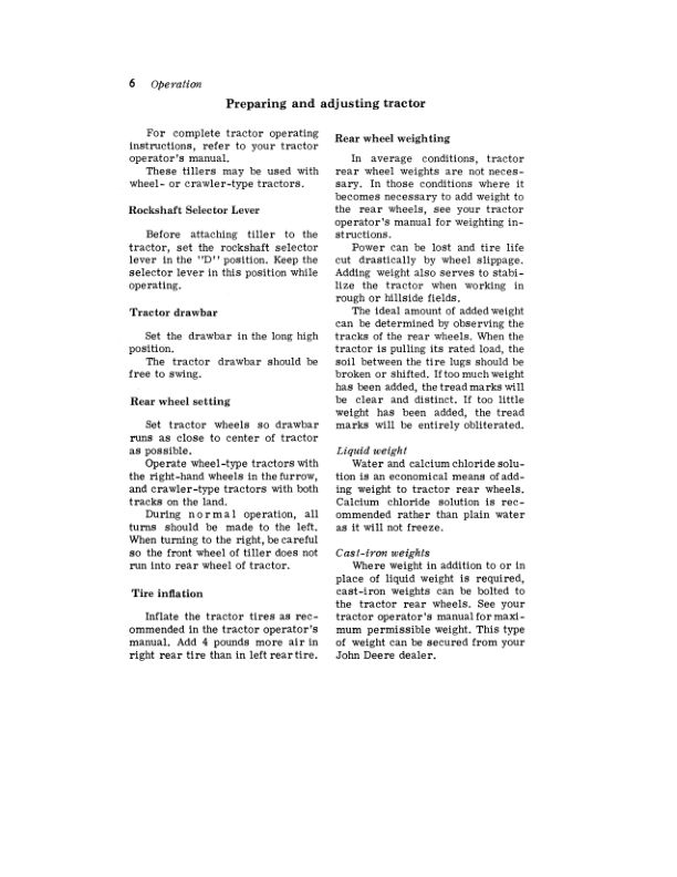 John Deere F850H Disk Tiller Operator’s Manual (OMA15870) Workshop Guide