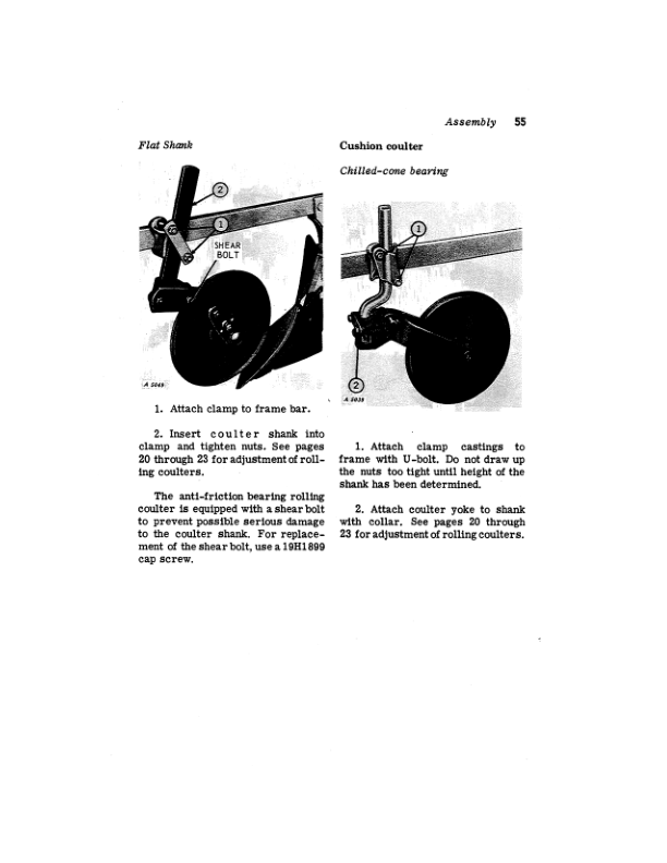 John Deere F135H, F145H Series Semi-Integral Moldboard Plows Operator’s Manual (OMA15895) Workshop Guide