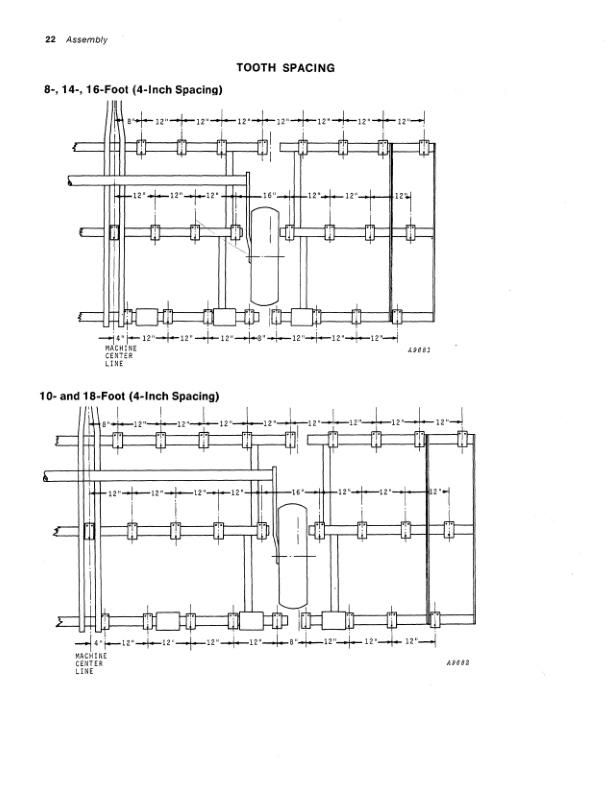 John Deere 740 Series Wheel Spring Tooth Harrows Operator’s Manual (OMA21193) Workshop Guide
