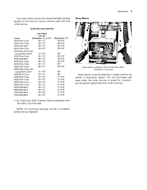 John Deere 930 Series Roller Harrows Operator’s Manual (OMA26259) Workshop Guide