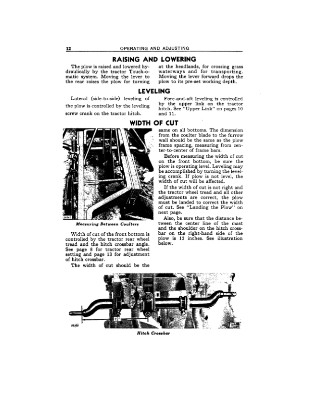 John Deere 415, 416 Two & Three Bottom Integral Moldboard Plows Operator’s Manual (OMA531058) Workshop Guide