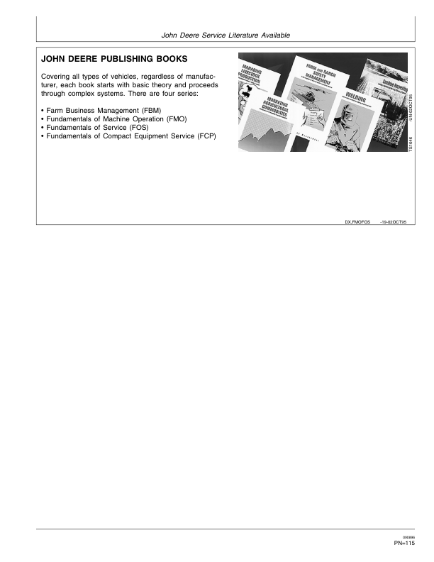 John Deere 1850 No-Till Air Drill Operator’s Manual (OMA58180) Workshop Guide