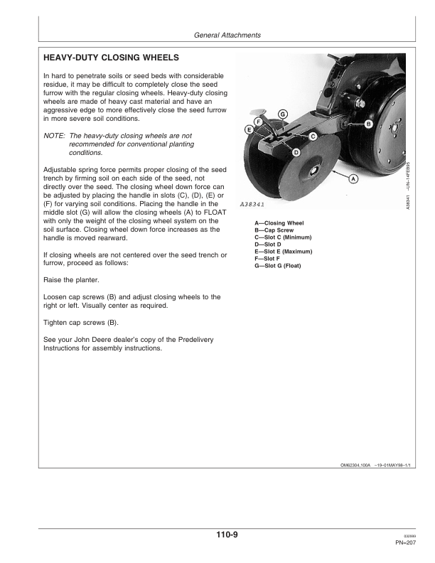 John Deere 1770 Drawn Planters (685101-690999) Operator’s Manual (OMA64737) Workshop Guide