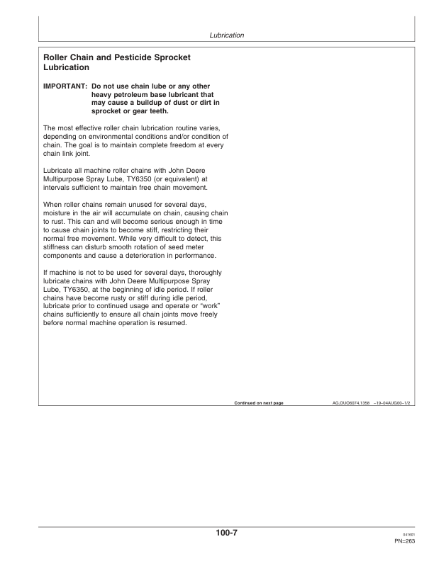 John Deere 1770 Drawn Planters (695101-695999) Operator’s Manual (OMA69689) Workshop Guide