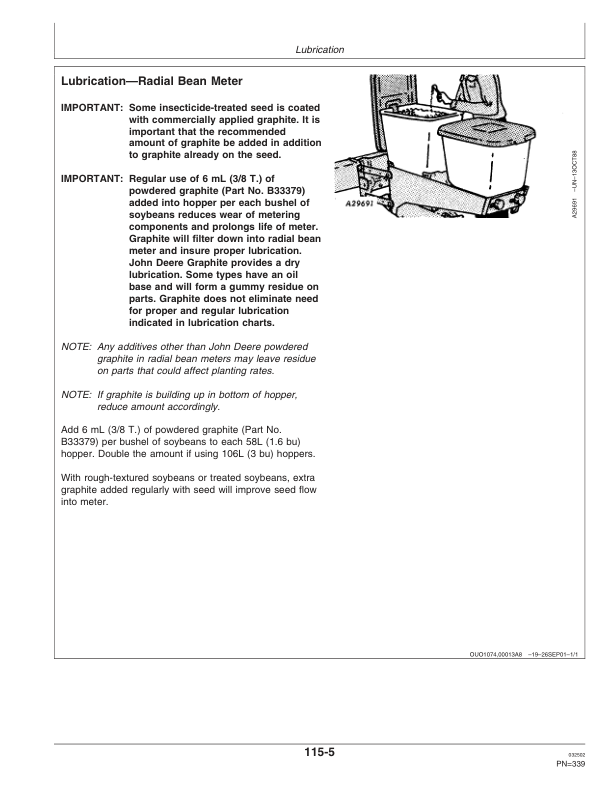 John Deere 1710 & 1720 Integral Planter Operator’s Manual (OMA72765) Workshop Guide