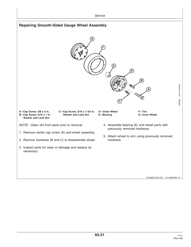 John Deere 1890 Central Commodity System Operator’s Manual (OMA83112) Workshop Guide