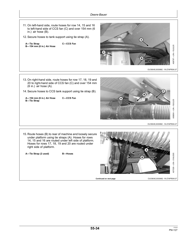 John Deere Refuge Plus Seed Delivery Operator’s Manual (OMA88830) Workshop Guide