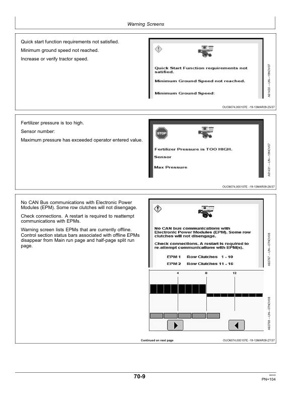 John Deere SeedStar 2 Monitor Worldwide Edition (735101-740100) Operator’s Manual (OMA89001) Workshop Guide