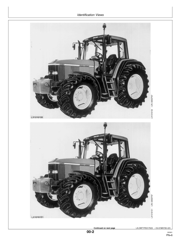 John Deere 6510, 6610, 6810, 6910 & 6910S Tractors Operator’s Manual (OMAL152892) Workshop Guide