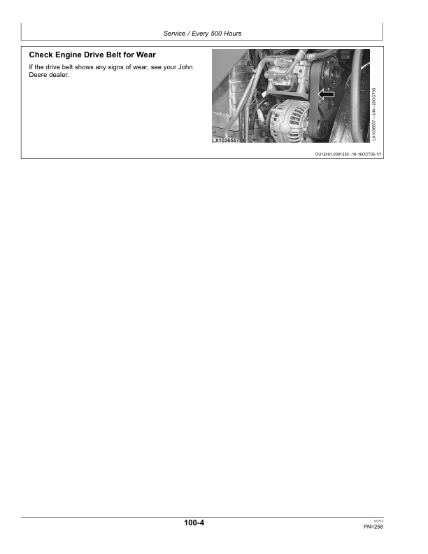 John Deere 6530, 6534, 6630, 6830 & 6930 Premium Tractors Operator’s Manual (OMAL171331) Workshop Guide