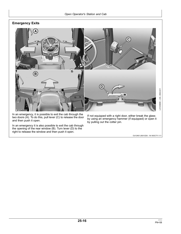 John Deere 6130, 6230, 6330 & 6430 Tractors Operator’s Manual (OMAL179671) Workshop Guide