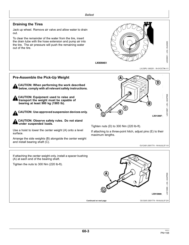 John Deere 6534, 6630, 6830 & 6930 Tractors Operator’s Manual (OMAL179703) Workshop Guide