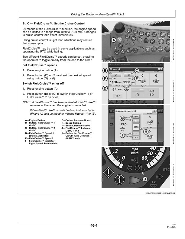 John Deere 6110R, 6120R & 6130R Tractors w/4-Cylinder Engines 4045U Operator’s Manual (OMAL219392) Workshop Guide