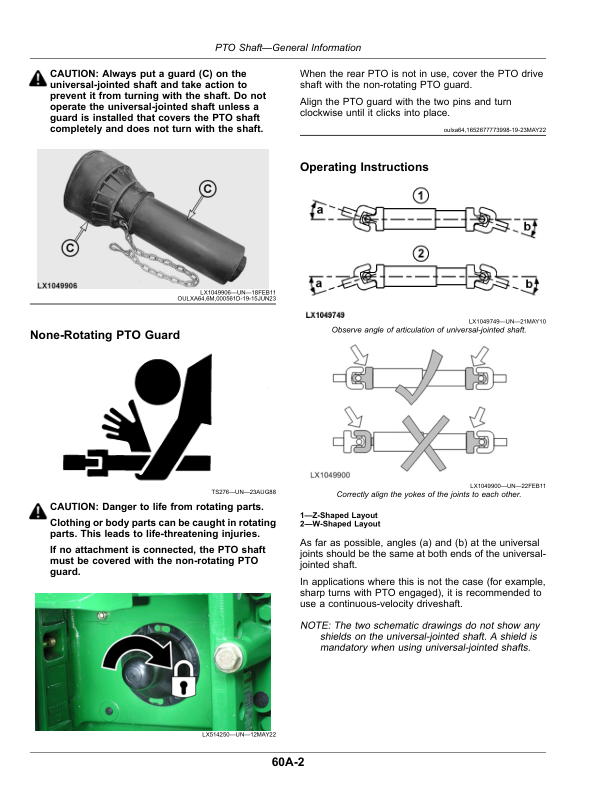 John Deere Tractors 6R 230, 6R 250 (MY22- ) Operator’s Manual (OMAL234740) Workshop Guide