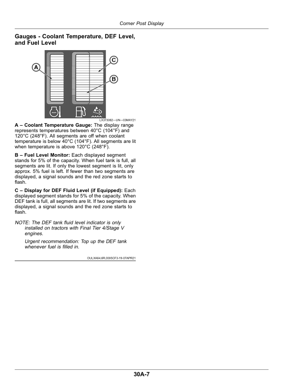 John Deere Tractors 6R 110, 6R 120, 6R 130, 6R 140 (MY22- ) Operator’s Manual (OMAL234828) Workshop Guide