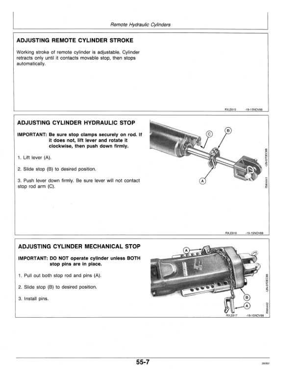 John Deere 8560 (002043-) , 8760 (003619-), 8960 (002561-) Tractors Operator’s Manual (OMAR110222) Workshop Guide