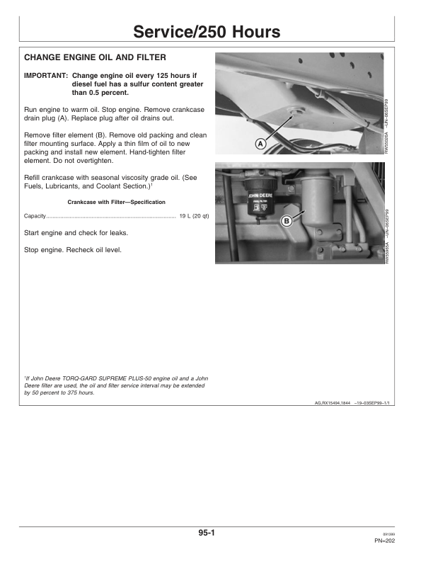 John Deere 7210, 7410, 7510 Tractors (- 050000) Operator’s Manual (OMAR168939) Workshop Guide