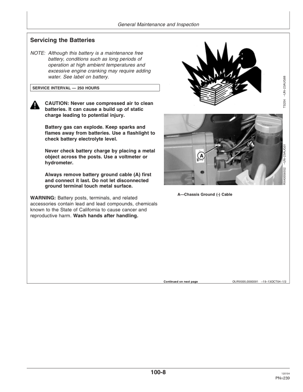 John Deere 8120, 8220, 8320, 8420 & 8520 Tractors (Europe Region) Operator’s Manual (OMAR178078) Workshop Guide