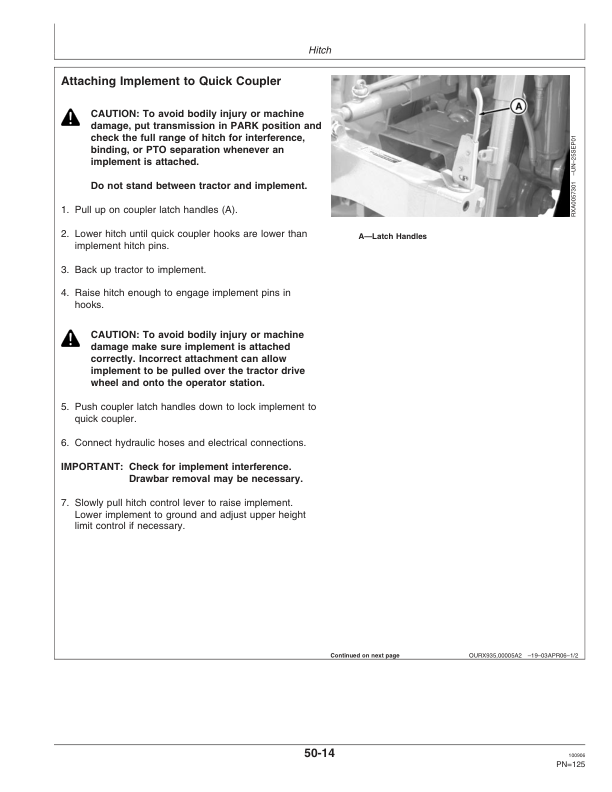 John Deere 8230T, 8330T, 8430T Row-Crop Tractors Operator’s Manual (OMAR229561) Workshop Guide