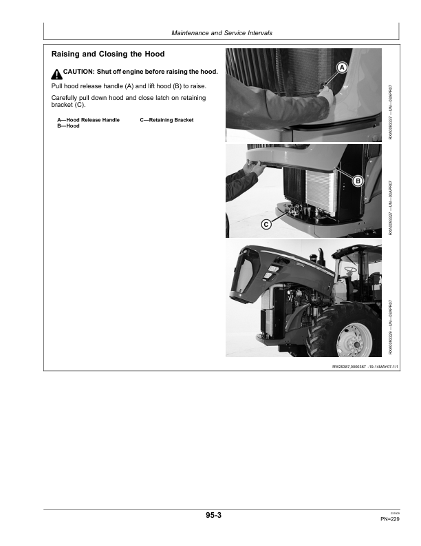 John Deere 9430, 9530 & 9630 Scraper Tractors Operator’s Manual (OMAR283052) Workshop Guide