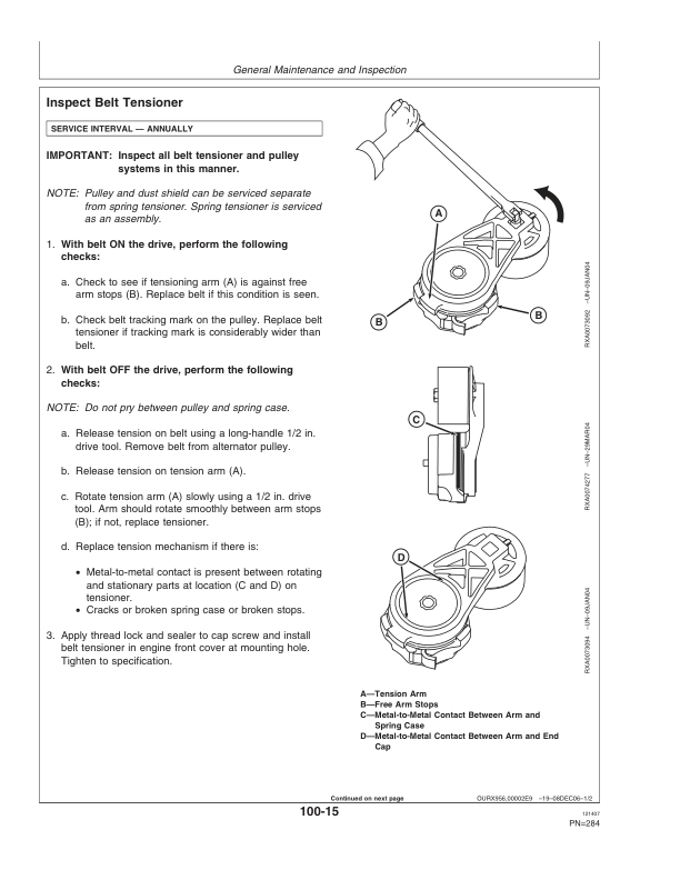 John Deere 9430, 9530, 9630 Scrapers Operator’s Manuals (OMAR283052) Workshop Guide