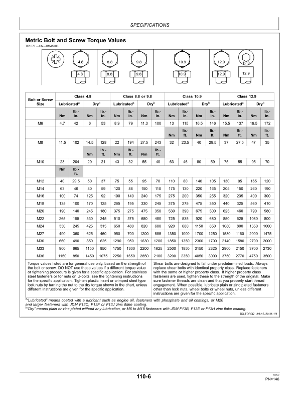 John Deere Planters 1107 (090087-), 1109 (090455-), 1111 (090605-), 1113 (090569-) Operator’s Manual (OMAX10341) Workshop Guide