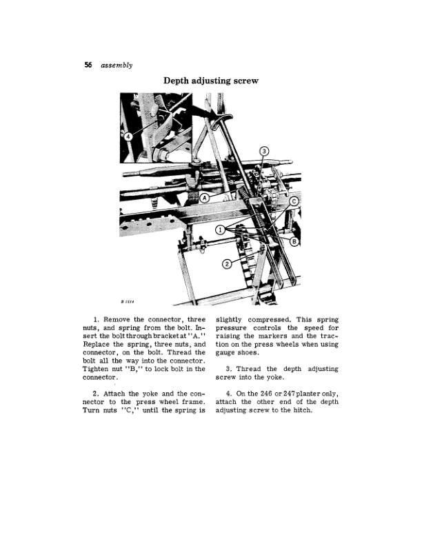 John Deere 246, 446 Corn Planter; 247, 447 Cotton & Corn Planters Operator’s Manual (OMB25366) Workshop Guide