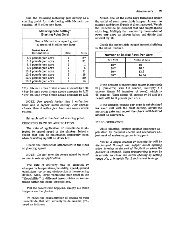 John Deere 494AN, 694AN Corn Planters Operator’s Manual (OMB25393) Workshop Guide
