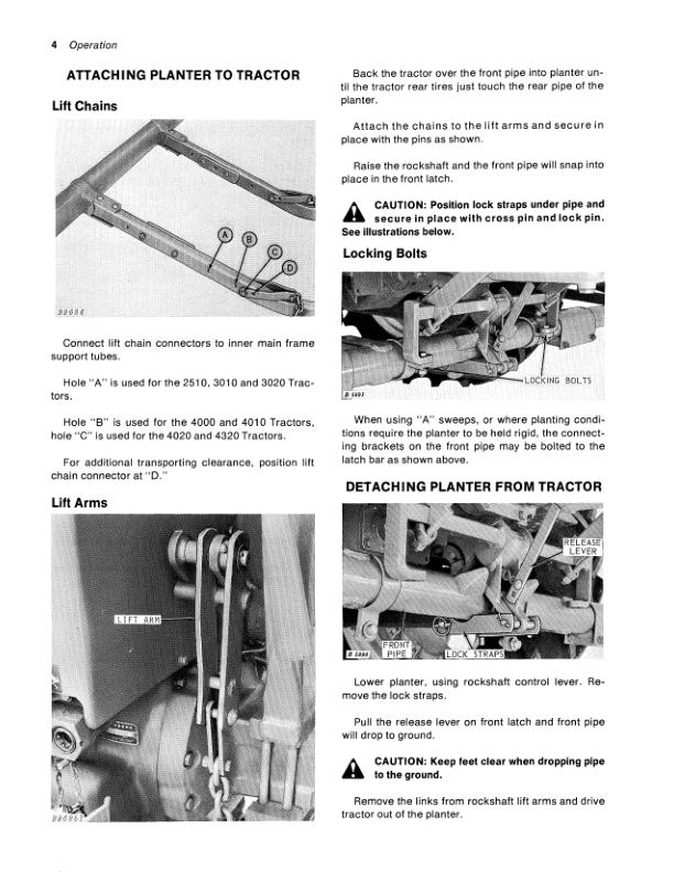 John Deere 5184, 5186 Unit Planters Operator’s Manual (OMB25518) Workshop Guide